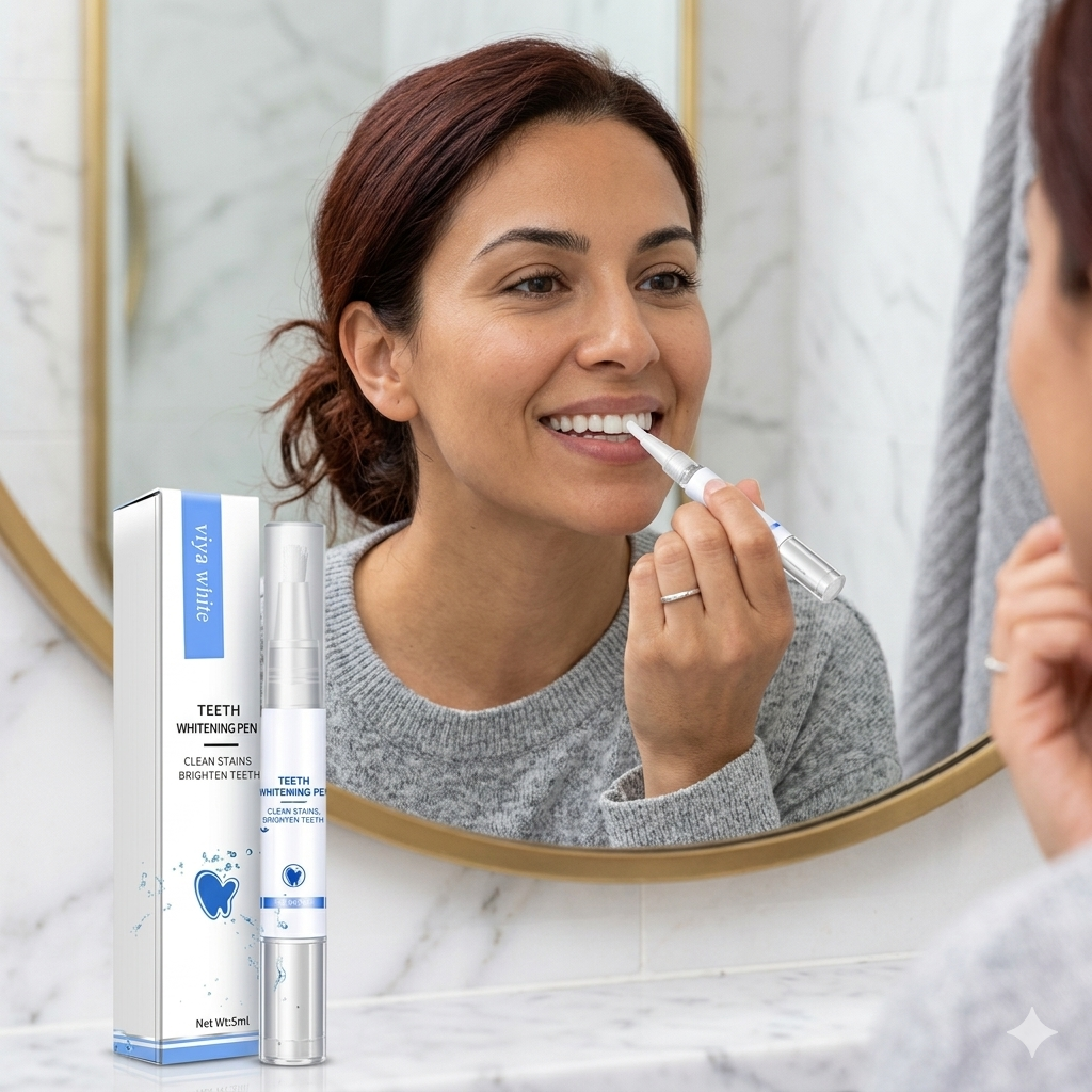 Instant teeth whitening for a brighter smile