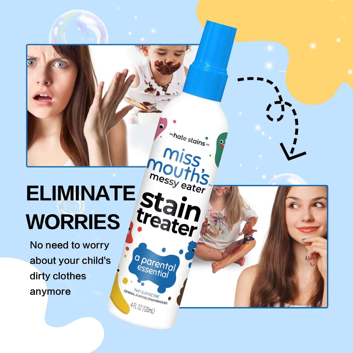 Miss Mouth's - Clean clothes in less than a minute